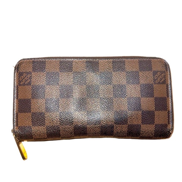 Louis Vuitton Damier Ebene Zip Around Wallet - Picture 9 of 9